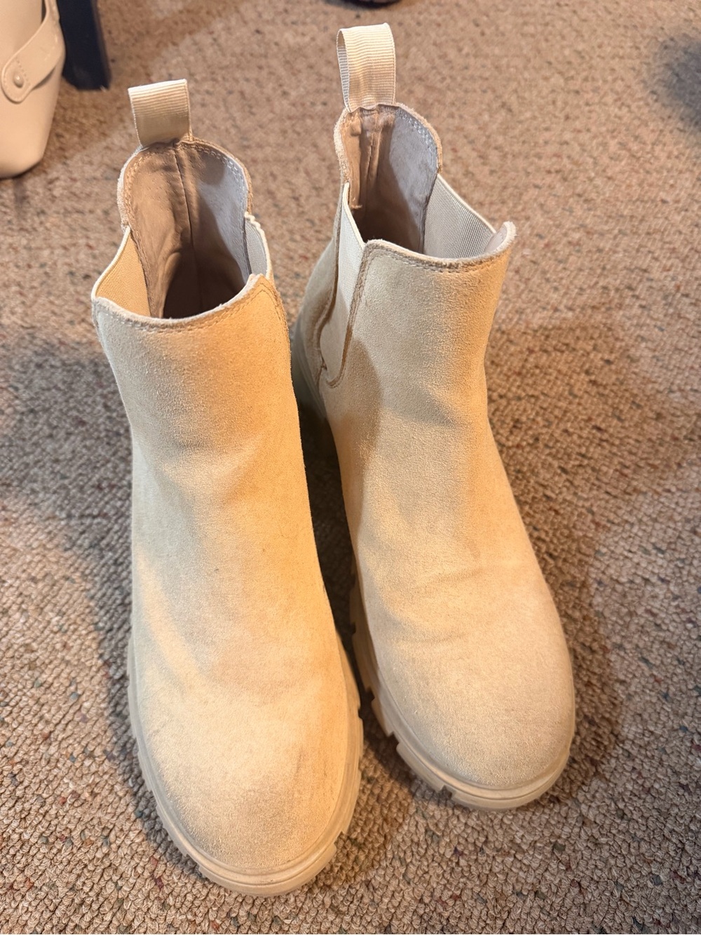 Steve Madden Boots in Beige